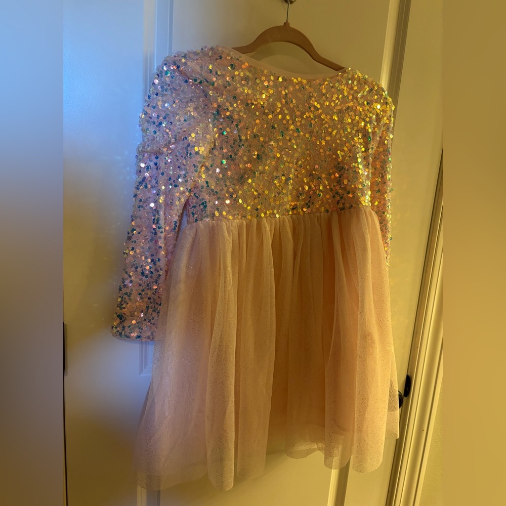 Sparkling Sequin and Tulle Dress